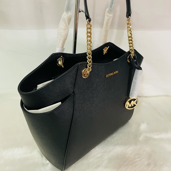 NWT Michael Kors Black Large shoulder tote bag - Picture 3 of 12